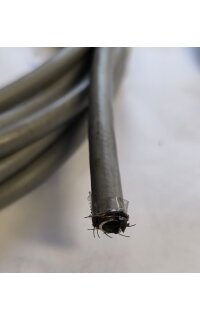 Metal hose for flexible shaft Ø4mm (sheated, very flexible)