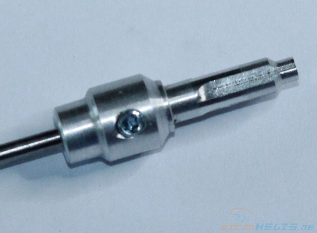 Adapter for T-Rex450 to Ø2mm steelshaft